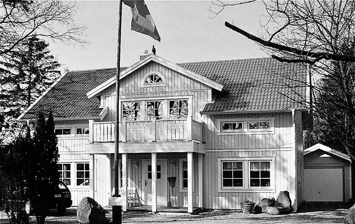 Villa Uppsala vor der Erweiterung