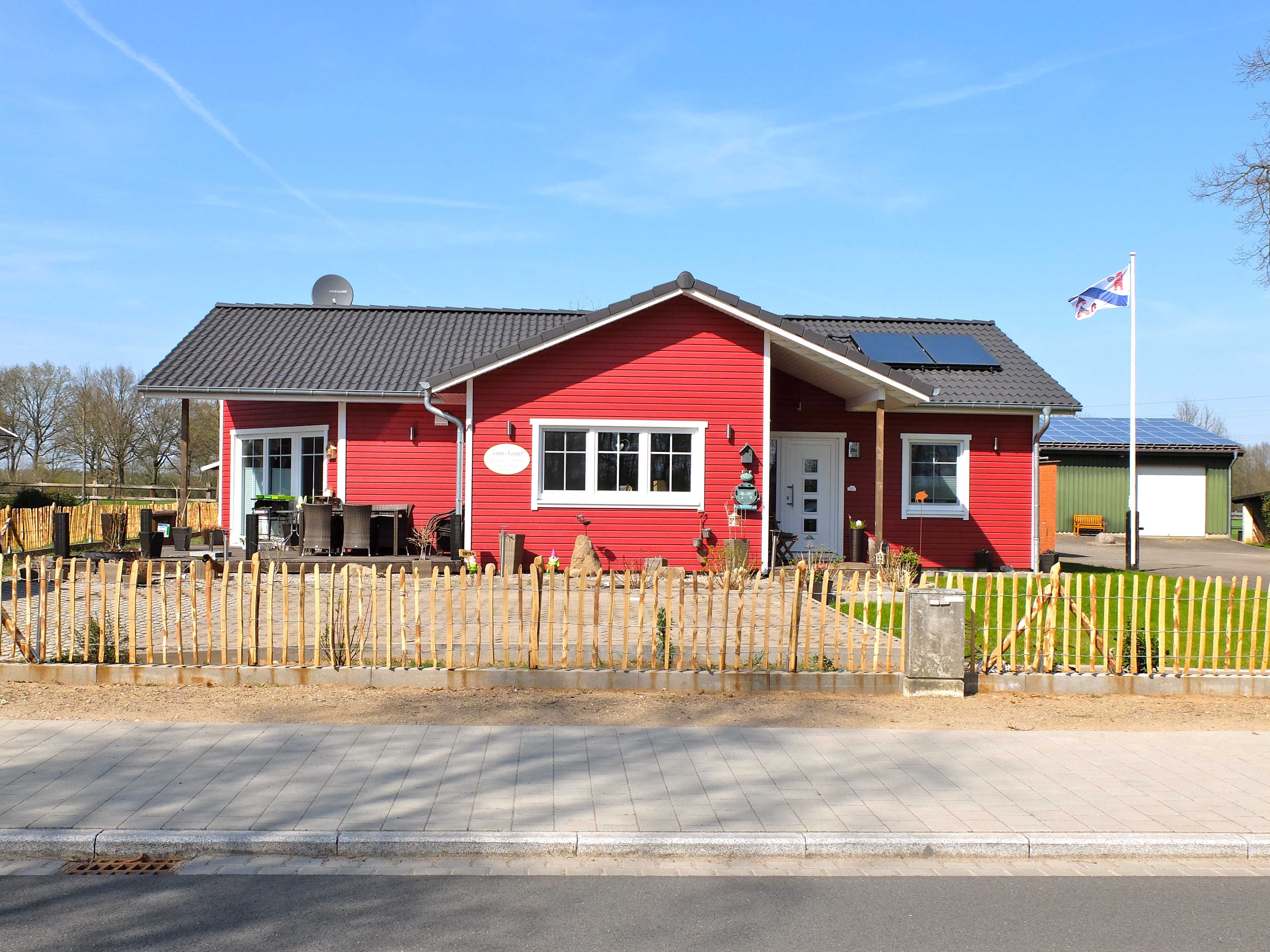 Variante Bungalow mit Praxis im Schwedenhaus